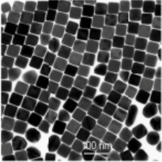 立方金纳米颗粒