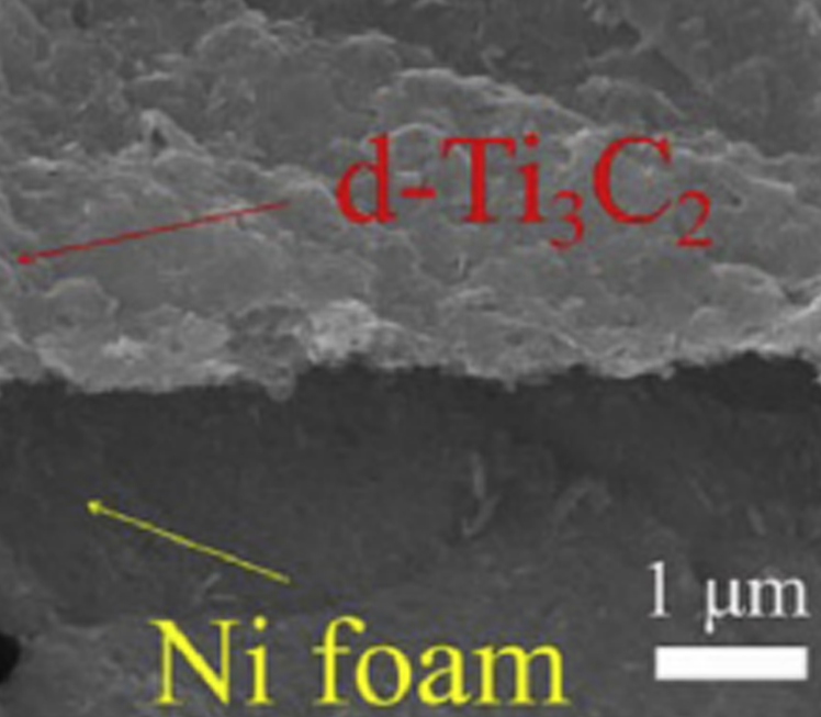 泡沫镍负载单层Ti3C2-Mxene